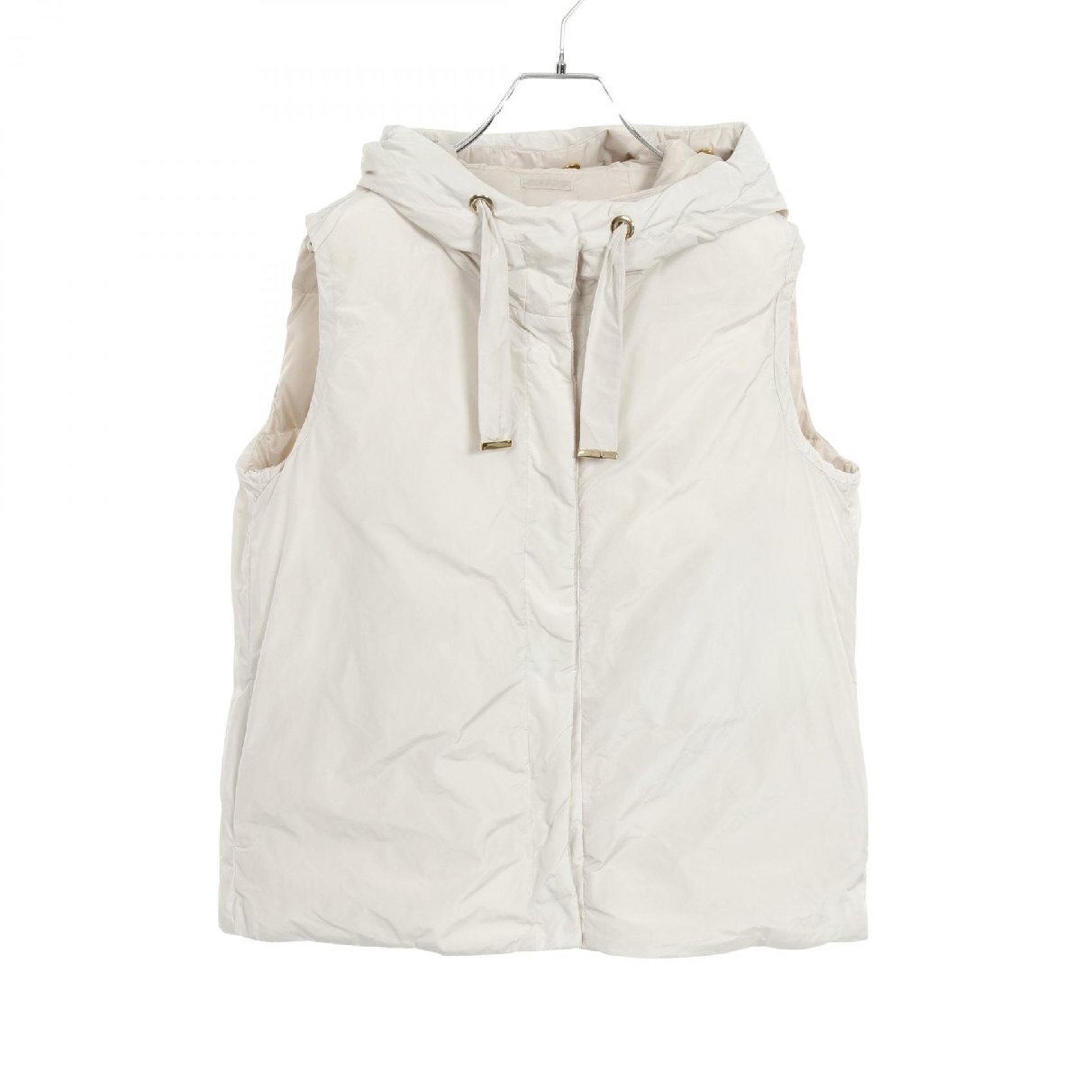 マックスマーラ The Cube リバーシブル テクニカル キャンバス ジレ ブランドオフ MAX MARA ナイロン ダウンベスト ナイロン 中古 レディ_画像3