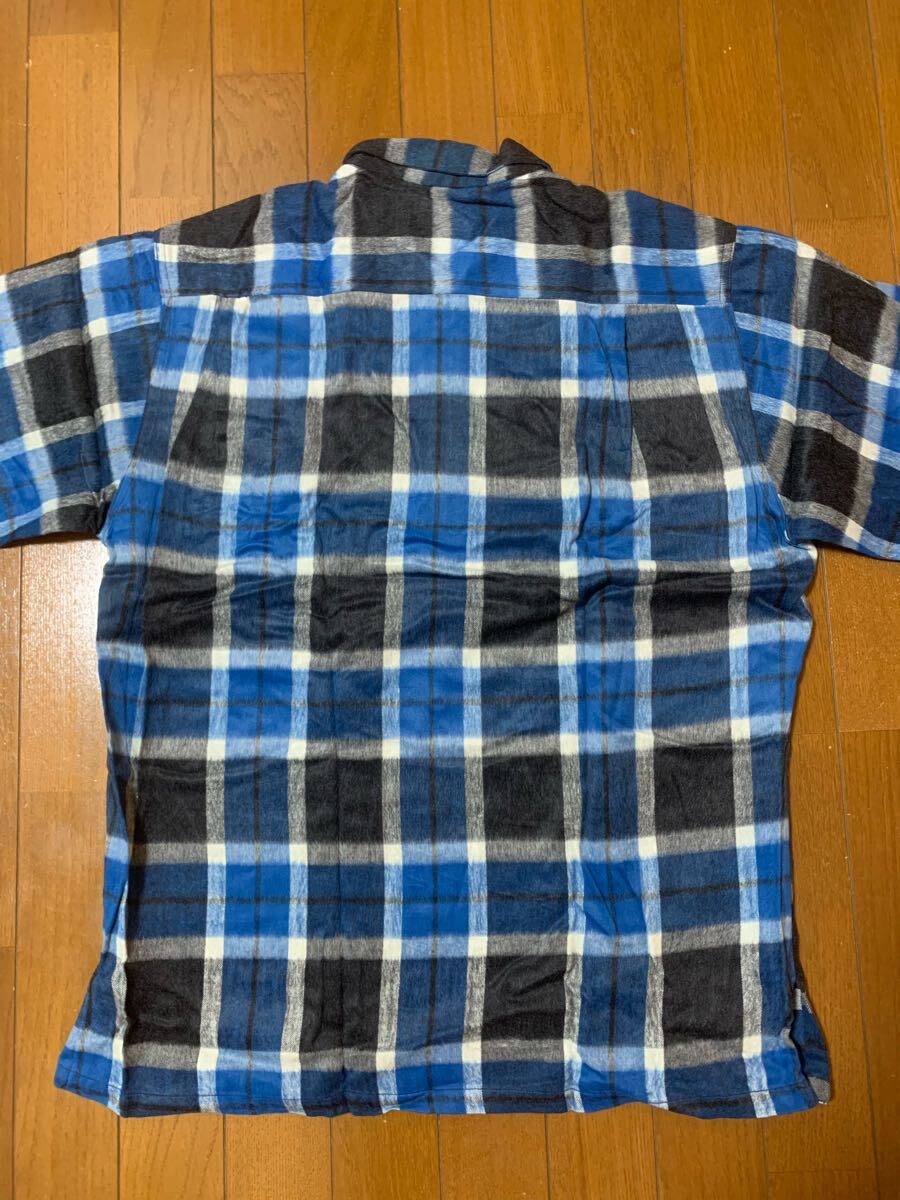 50’s60’s ビンテージ デッドストック フランネルシャツ PENNY’S TOWNCRAFT ハーフジップ オンブレ ネルシャツ_画像2