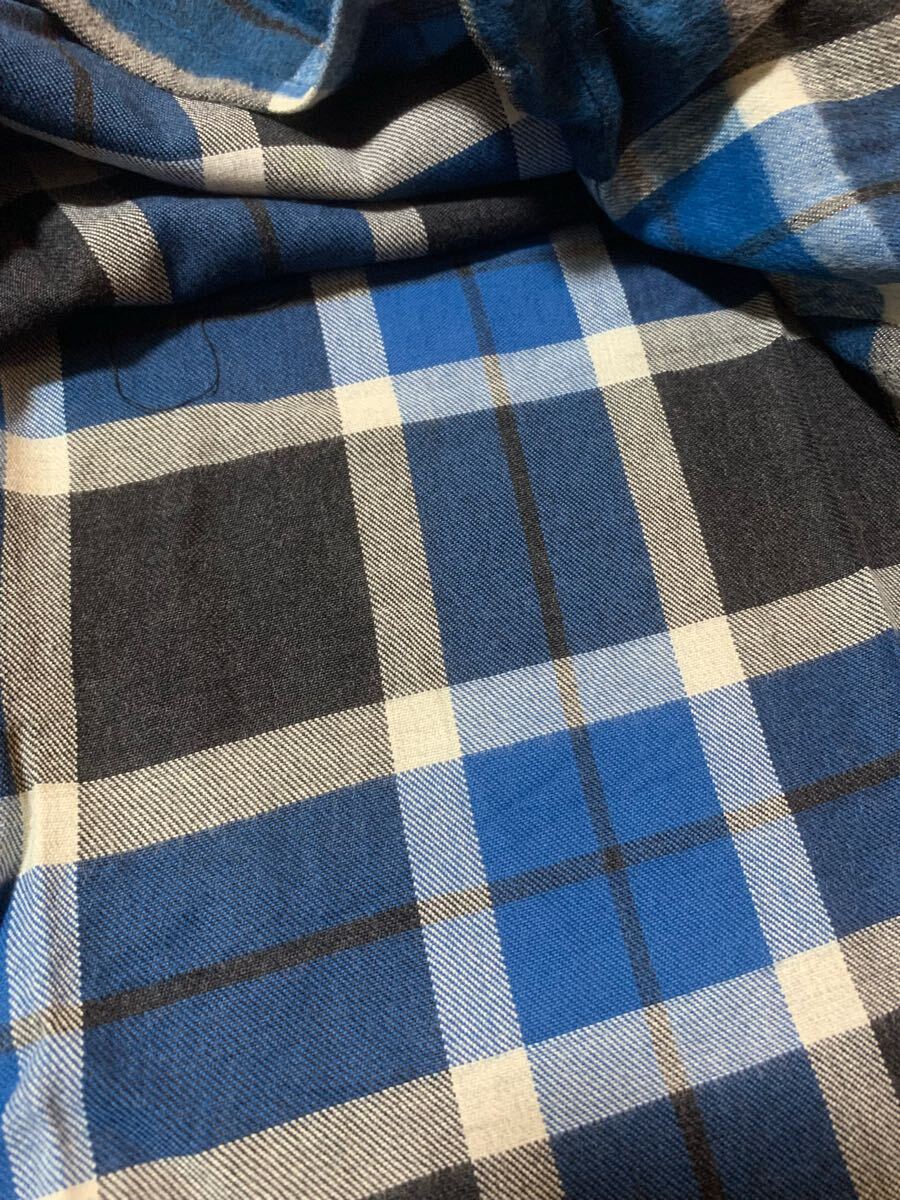 50’s60’s ビンテージ デッドストック フランネルシャツ PENNY’S TOWNCRAFT ハーフジップ オンブレ ネルシャツ_画像6