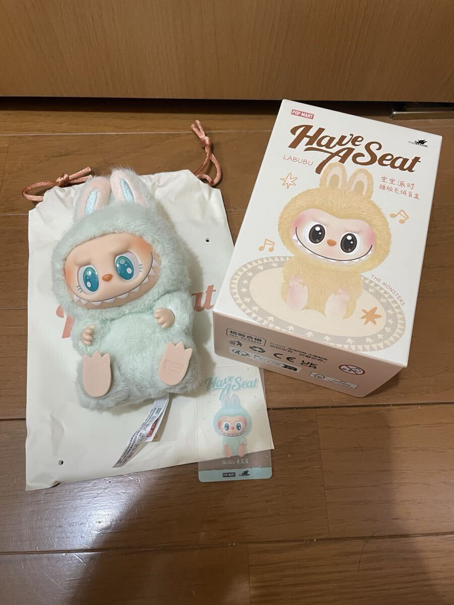 POPMART ポップマート LABUBU ラブブ エナジー ハブアシート 正規品 POPMART Have A Seat LABUBU QUQU ラブブ マカロン
