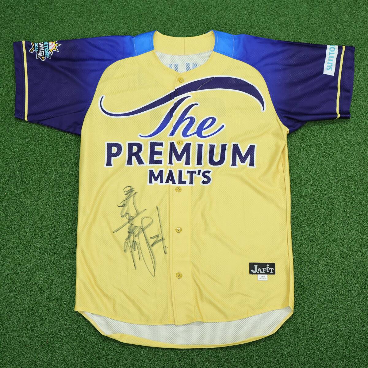 【サントリー ドリームマッチ 2025 チャリティオークション】 野村弘樹サイン入りユニフォーム_画像1