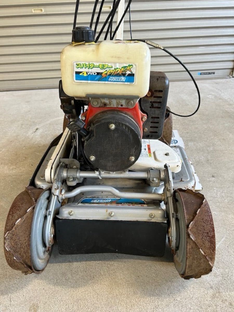 【滋賀発】 草刈機　スパイダーモアー　オーレック　ヤンマー　SP-850A エンジン　動作未確認　ジャンク品　部品取り オーレック スパイダーモア SP850A | のうき屋 ONLINE STORE