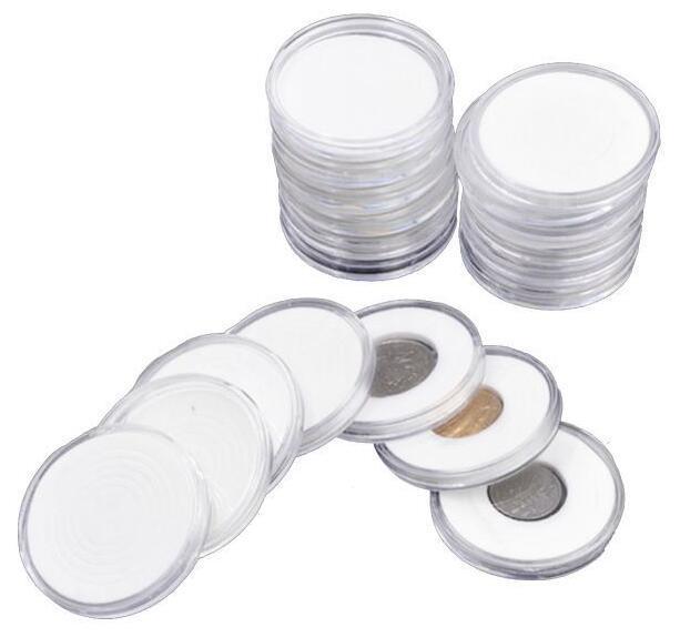  бесплатная доставка высокое качество 10 шт 46 mm монета Capsule комплект ячейка для монет box память . старая монета деньги хранение место хранения монета десять тысяч . памятная монета 