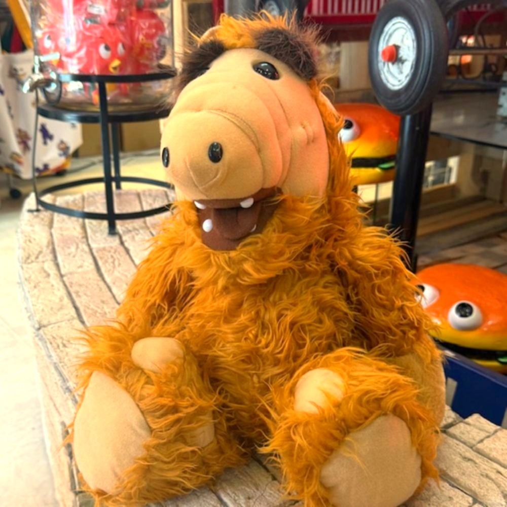 【ALF アルフ プラッシュドール】 ぬいぐるみ (大) / キャラクターグッズ 宇宙人 アメリカン雑貨 インテリア_画像1