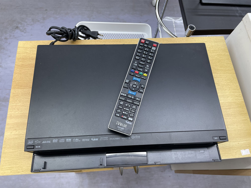Maxell ブルーレイディスクレコーダー BIV-WS500 iVDRスロット搭載 500GB 2015年制 リモコン マクセル 再生、録畫確認(rèn)済み 札幌市手稲區(qū)
