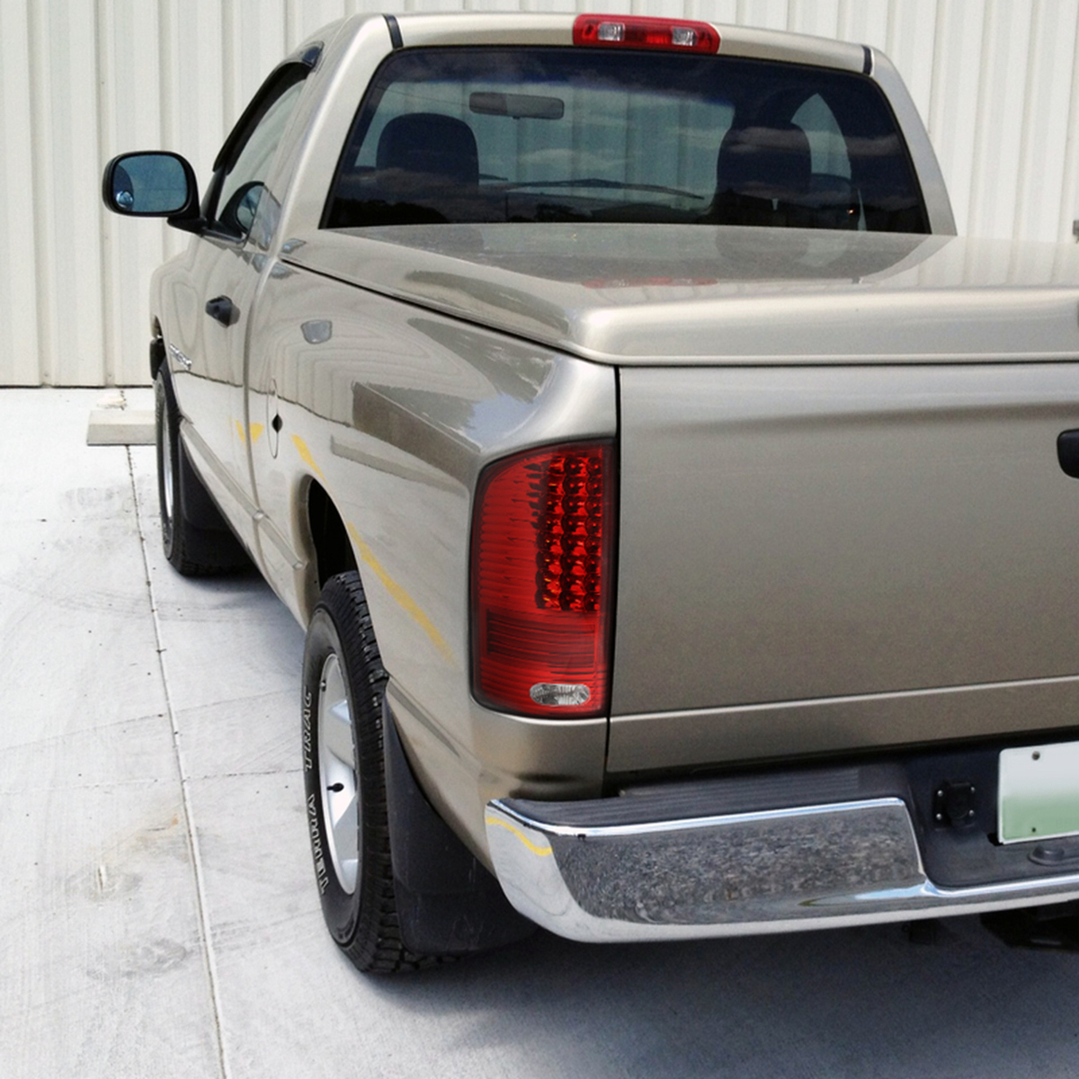 [ красный / прозрачный /LED]02-06y Dodge Ram задние фонари лампа левый и правый в комплекте pick up задний задний торцевая дверь боковой P/U зеркало head 