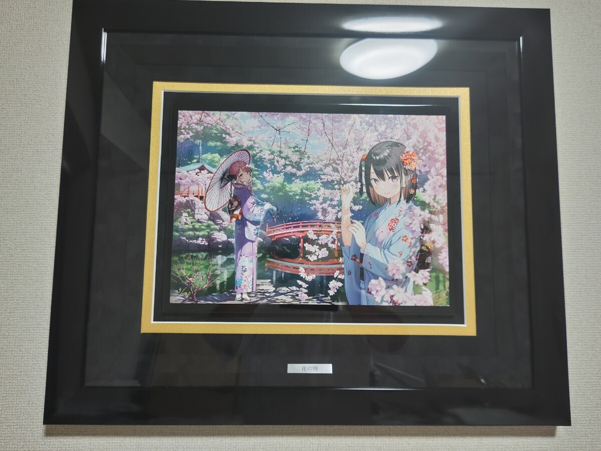 【美品】 DX版 花の時 カントク 版画 アールビバン カントク 版画 花の時 漆版 アールビバン(版画)|売買された