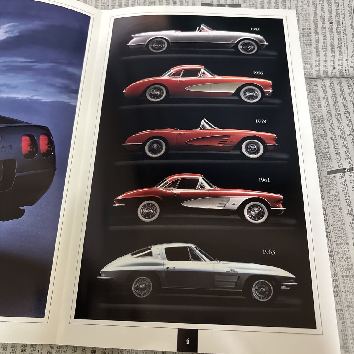 シボレー　コルベット　カタログ　アメリカ版　大判_画像2