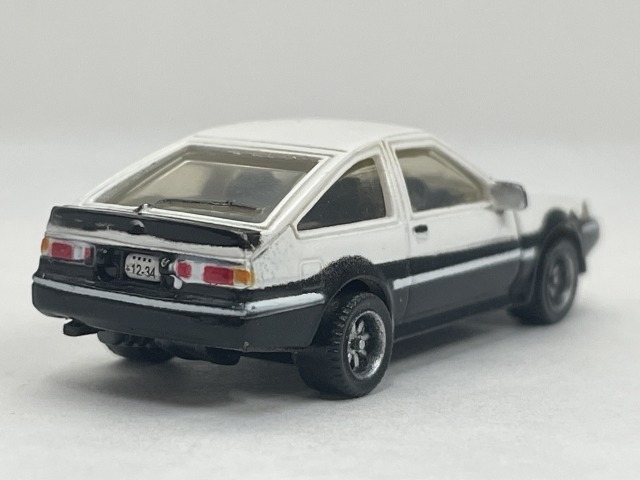 ■★Furuta　チョコエッグ　トヨタ車コレクション　003　AE86レビン3ドア1600GT APEX 年式1983_画像2