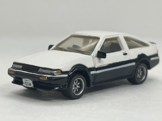 ■★Furuta　チョコエッグ　トヨタ車コレクション　003　AE86レビン3ドア1600GT APEX 年式1983_画像1