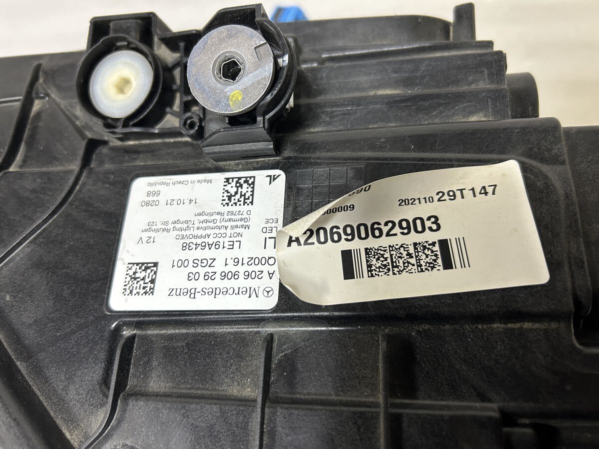 11527 хорошая вещь Mercedes Benz C Class W206 левая передняя фара LED A2069062903 A 206 906 29 03