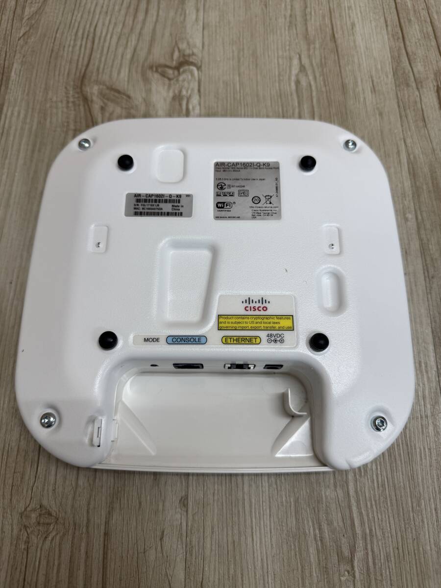 *6001-0722-3 ☆通電保証☆ Cisco シスコ Aironet1600シリーズ ( AIR-CAP1602I-Q-K9 ) AP アクセスポイント PoE 発送サイズ:C