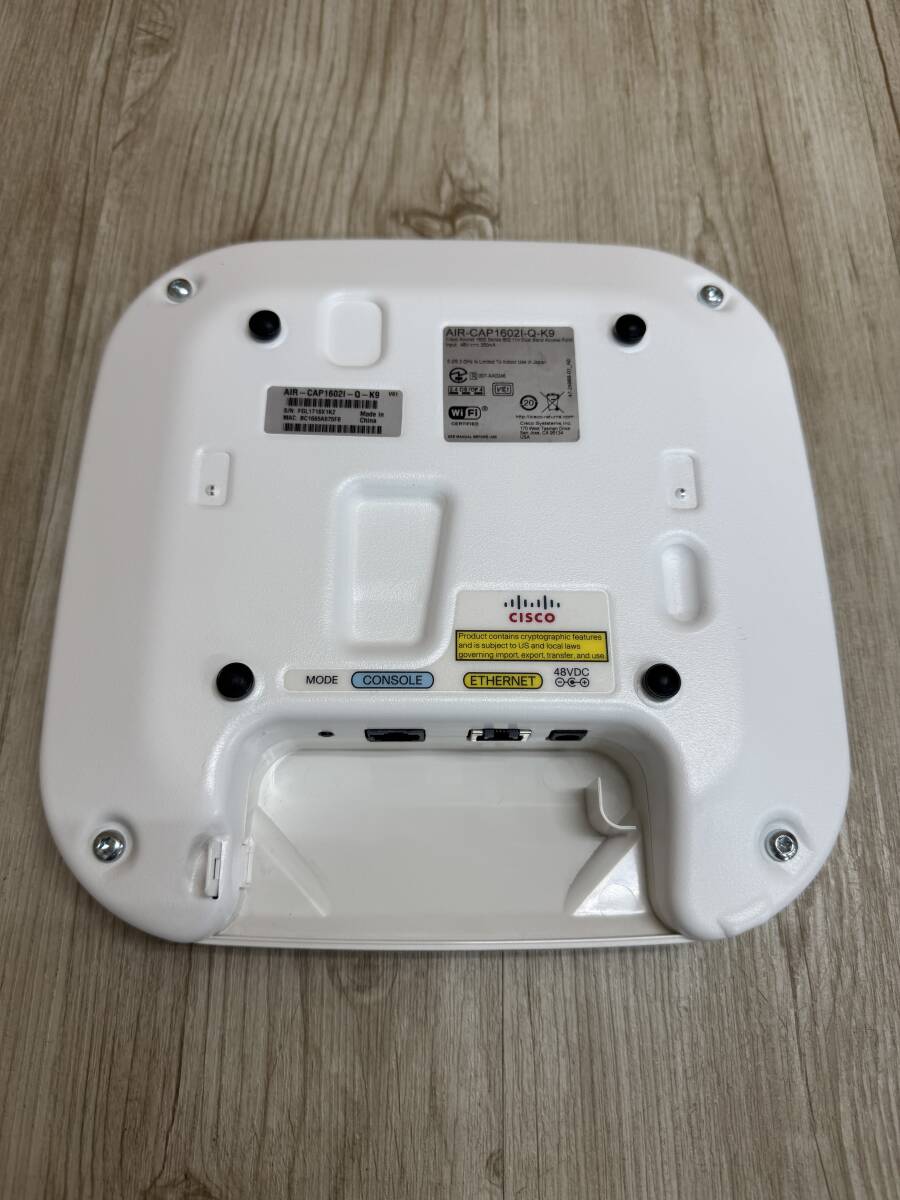 *6001-0722-4 ☆通電保証☆ Cisco シスコ Aironet1600シリーズ ( AIR-CAP1602I-Q-K9 ) AP アクセスポイント PoE 発送サイズ:C