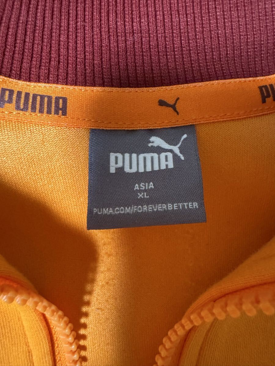 古着　PUMA トラックジャケット　オレンジ　size.XL_画像3