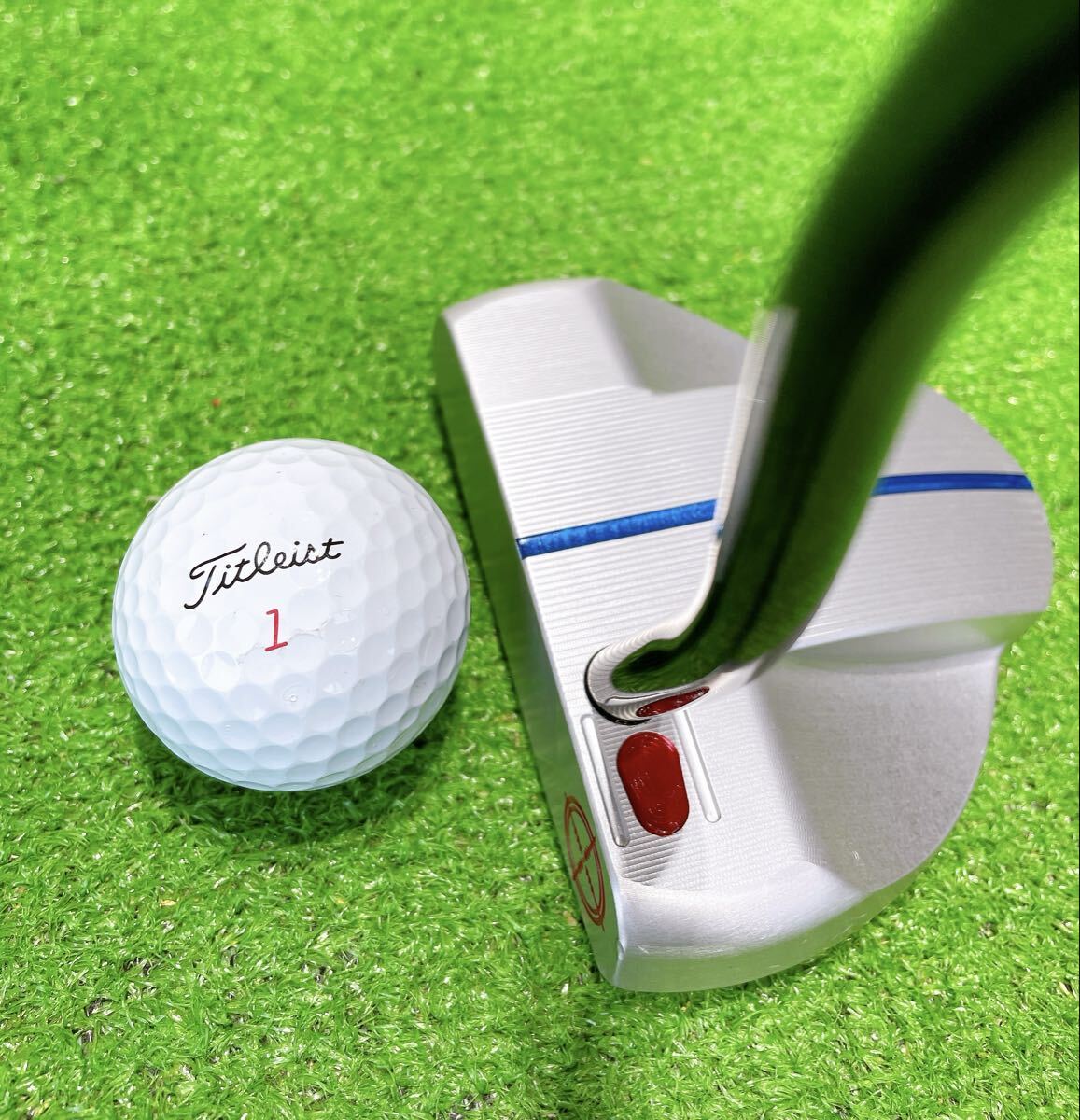 ★希少 高級パター★SeeMore SB20 パター シーモア 34インチ Platinum Series Milled マレット プラチナム ゴルフ SB-20 Putter ミルド_画像8
