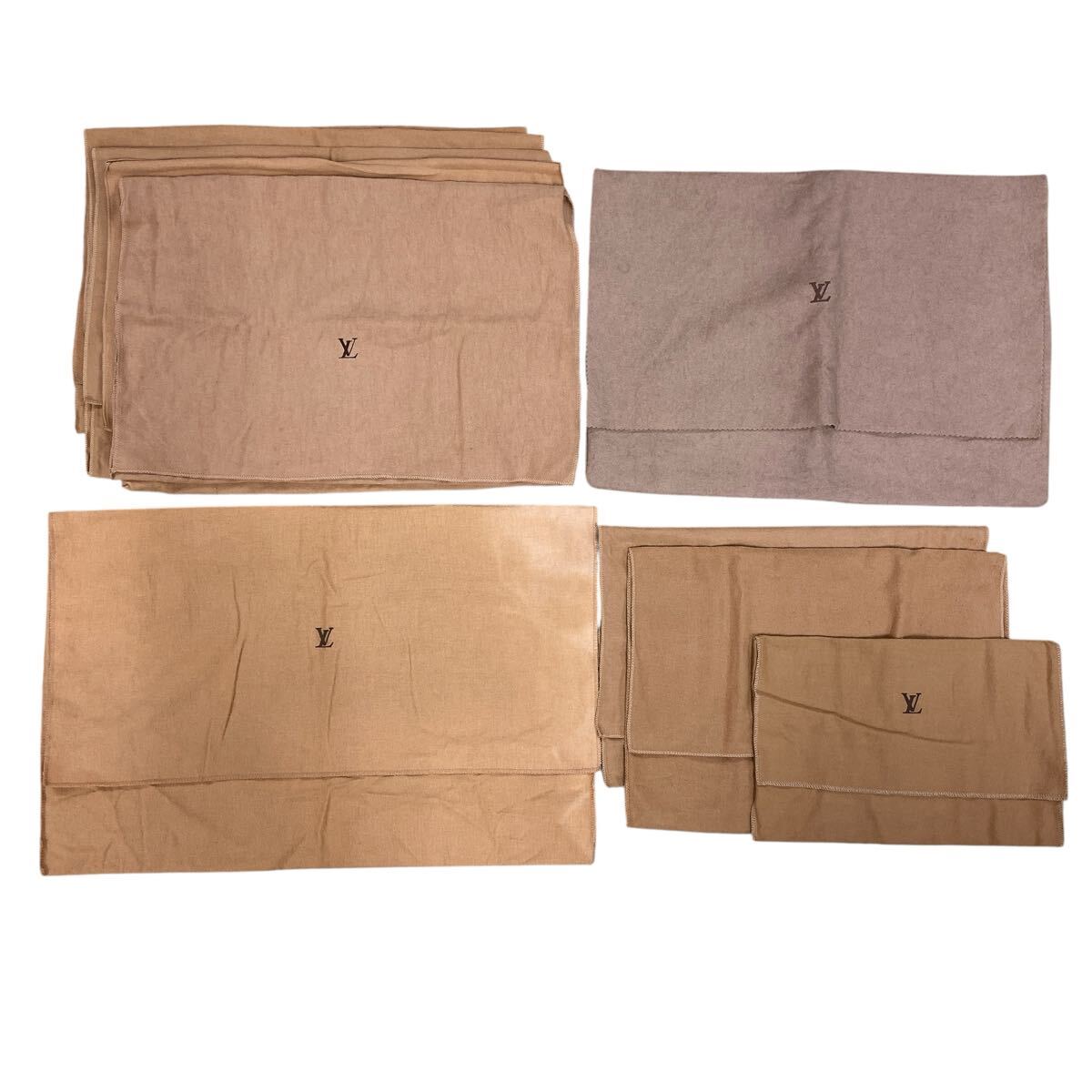 ST16-101 LOUISVUITTON ルイヴィトン 保存袋 保護布 巾着 ベージュ イエロー ブラウン バッグ 小物 