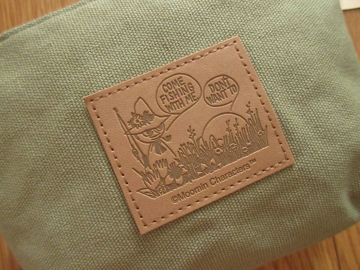 ムーミン レピア織 ポーチ (コミック グリーン) 小物入れ コスメポーチ _画像10