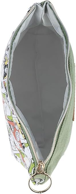 ムーミン レピア織 ポーチ (コミック グリーン) 小物入れ コスメポーチ _画像3