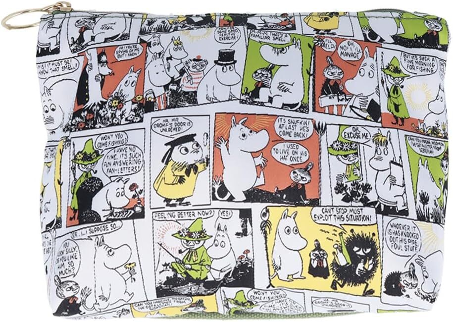 ムーミン レピア織 ポーチ (コミック グリーン) 小物入れ コスメポーチ _画像1