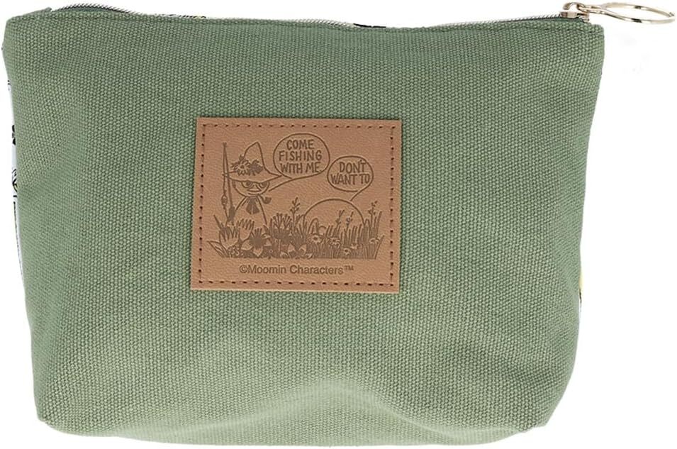 ムーミン レピア織 ポーチ (コミック グリーン) 小物入れ コスメポーチ _画像2