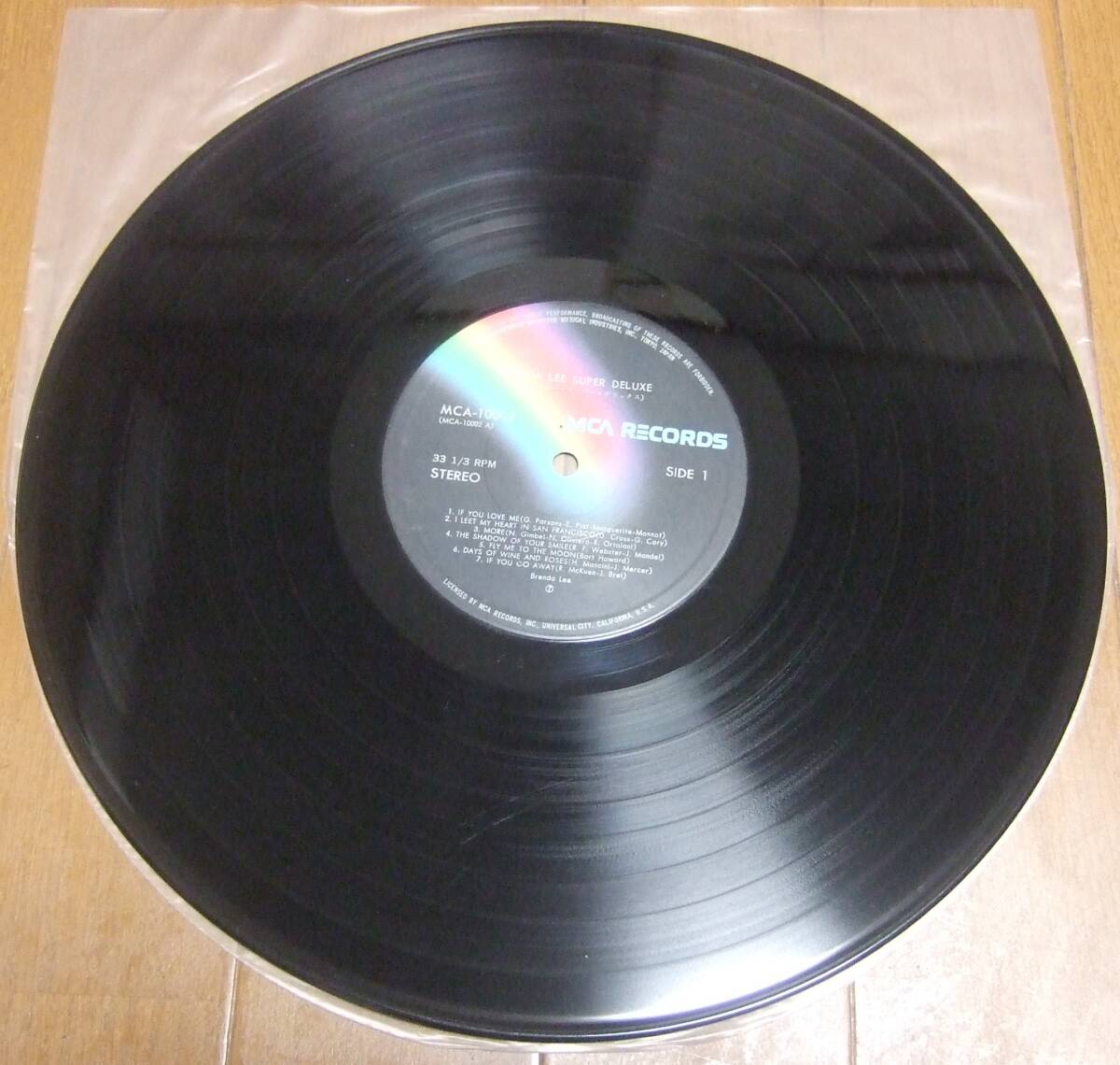 LP BRENDAS LEE ブレンダ・リー Brenda Lee Super Deluxe 日ビクター盤 MCA-10002_画像5