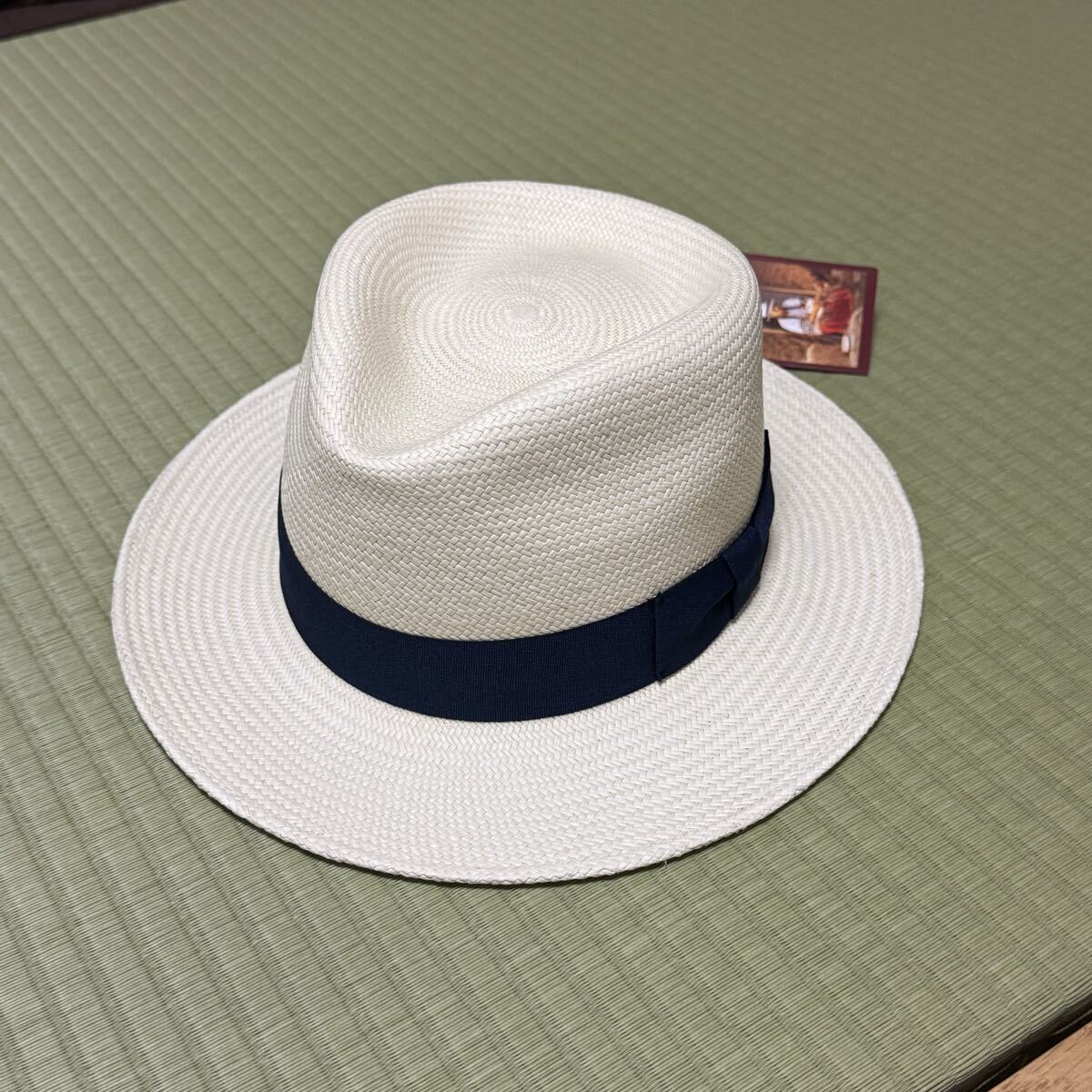 オメロオルテガ(ロック) 高級パナマハット L59cm ナチュラル エクアドル製 オメロオルテガ(ロック) 高級パナマハット L 59cm ナチュラル