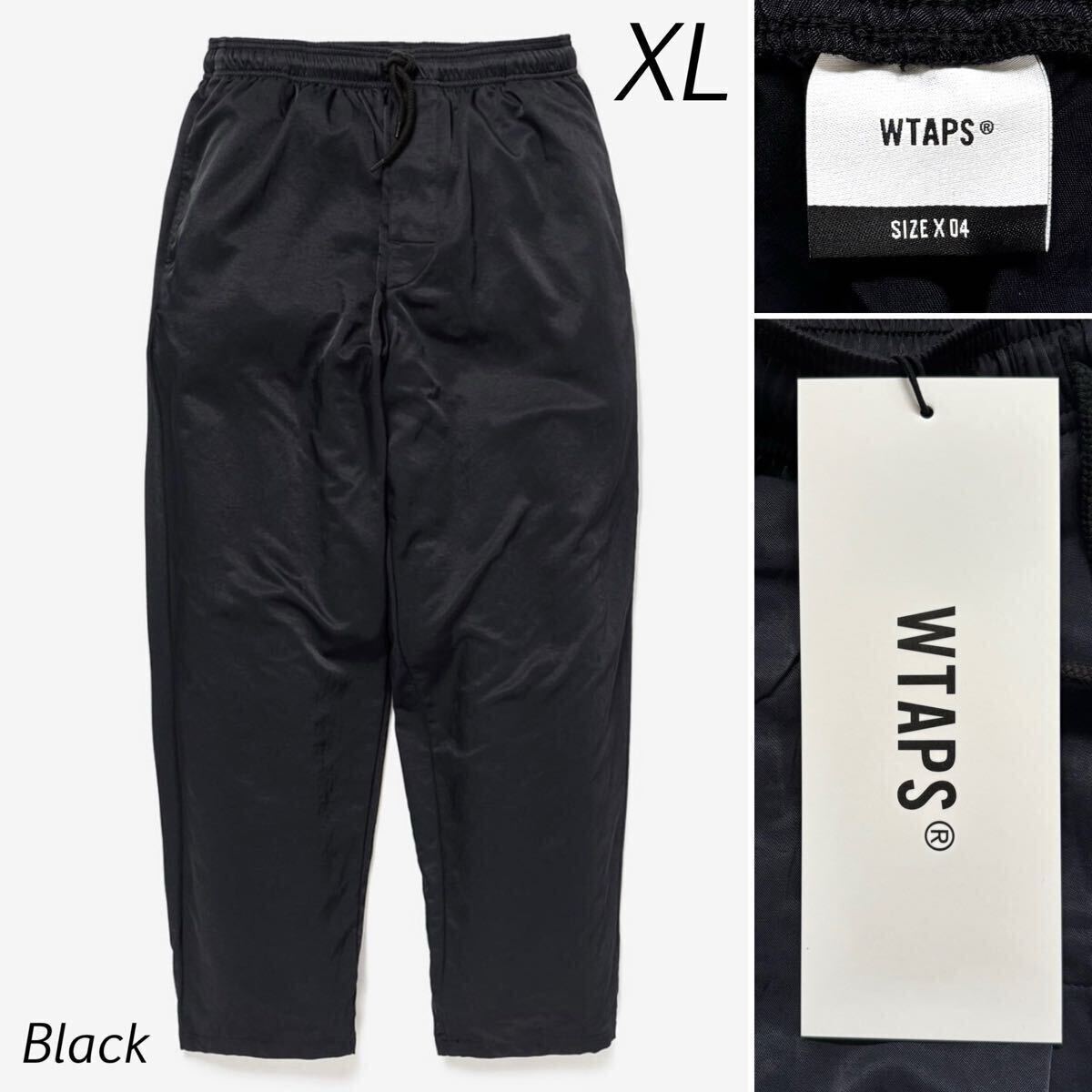 新品 24AW ダブルタップス WTAPS ナイロンツイル ワイド パンツ XL 黒 SDDT2002 / TROUSERS / NYLON. TWILL メンズ 242CWDT-PTM04 送料無料_画像1