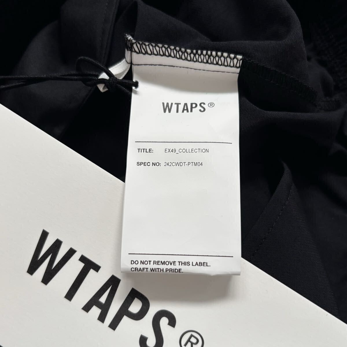 新品 24AW ダブルタップス WTAPS ナイロンツイル ワイド パンツ XL 黒 SDDT2002 / TROUSERS / NYLON. TWILL メンズ 242CWDT-PTM04 送料無料_画像7