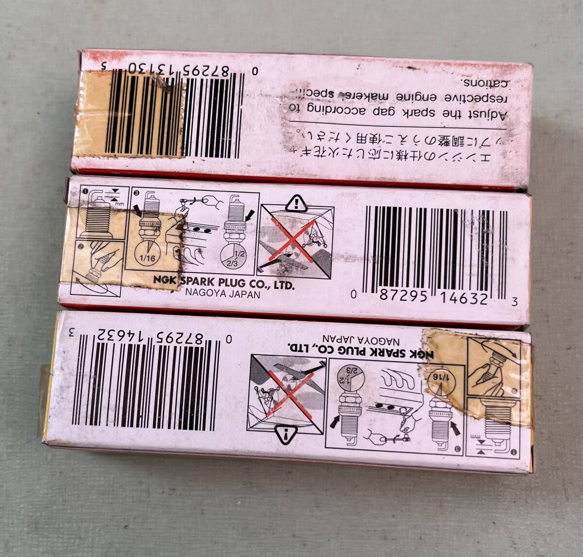 【NGKプラグ】未使用3本とused 品2本_画像6