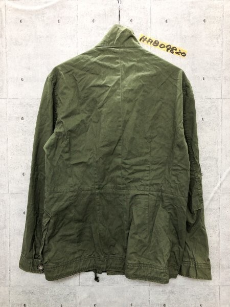 MOUSSY マウジー ポケット多數(shù) ボタン＆ジップ ミリタリージャケット コート カーキグリーン 2