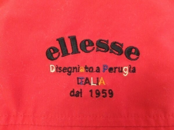 ellesse GOLF ellesse женский Logo вышивка двусторонний Zip лучший M красный чёрный