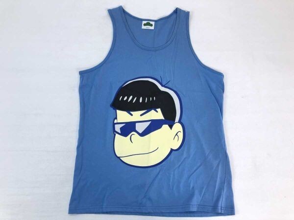 Mr. Osomatsu аниме манга герой товары сосна .kala сосна kso майка ksop безрукавка женский хлопок 100% свободный бледно-голубой   Mr. Osomatsu аниме манга герой товары сосна .kala сосна kso майка ksop безрукавка женский хлопок 100% свободный бледно-голубой