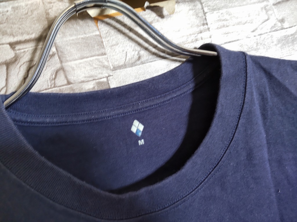 men's J122 mont-bell モンベル グラフィック 半袖 Tシャツ M ネイビー ネコポス発送可_画像4