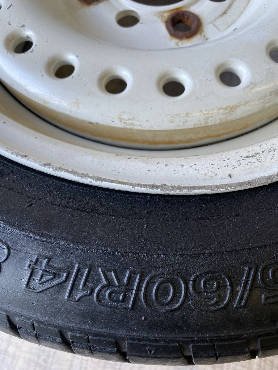 ブリヂストン製の軽量アルミホイール　SUPER R・A・P .038 14インチ 6J +35 PCD114.3 ブリヂストン POTENZA RE88 185/60R14 _画像6