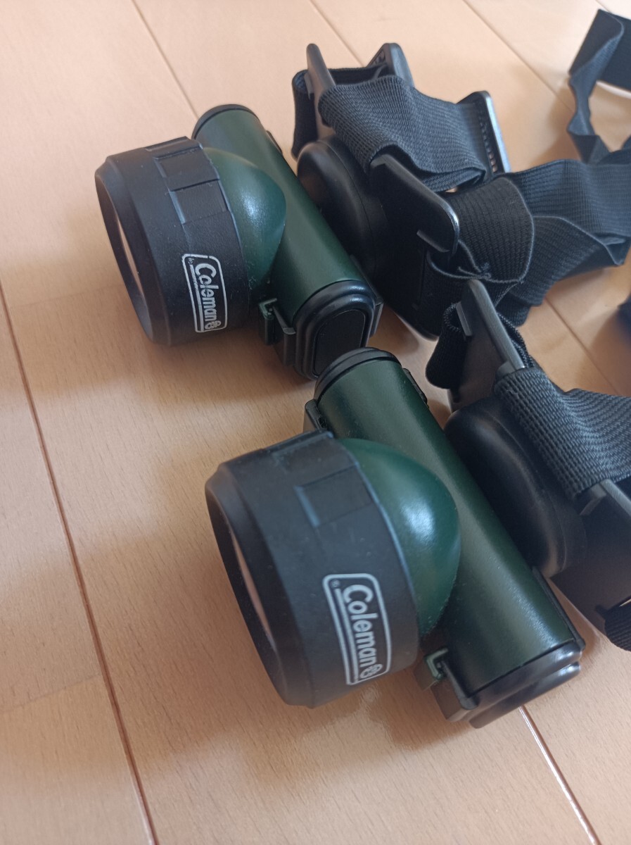 コールマン　Coleman　レトロ　ヘッドランプ　ヘッドライト　2個(gè)セット