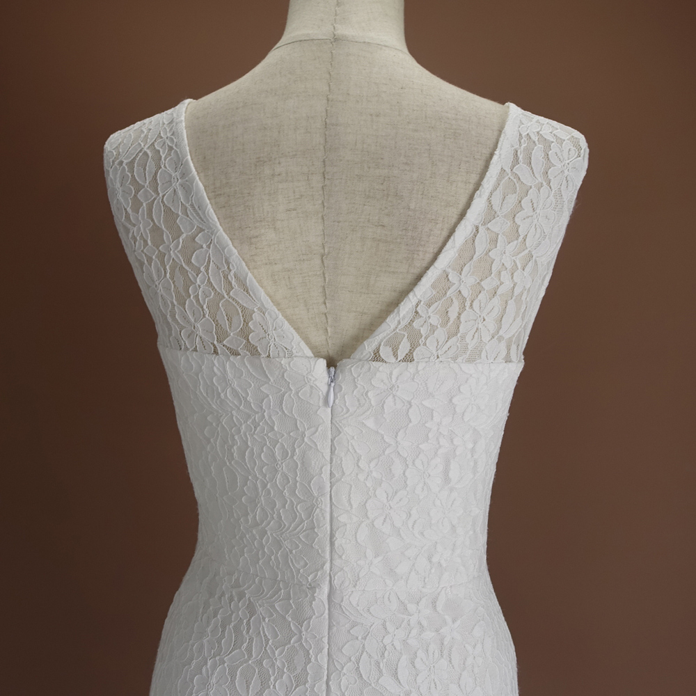 新品.KENSIE ケンジー 4/9号 白 花柄 総 レース ノースリーブ ロング ワンピース ドレス 結婚式 演奏会 華26N1402_画像4