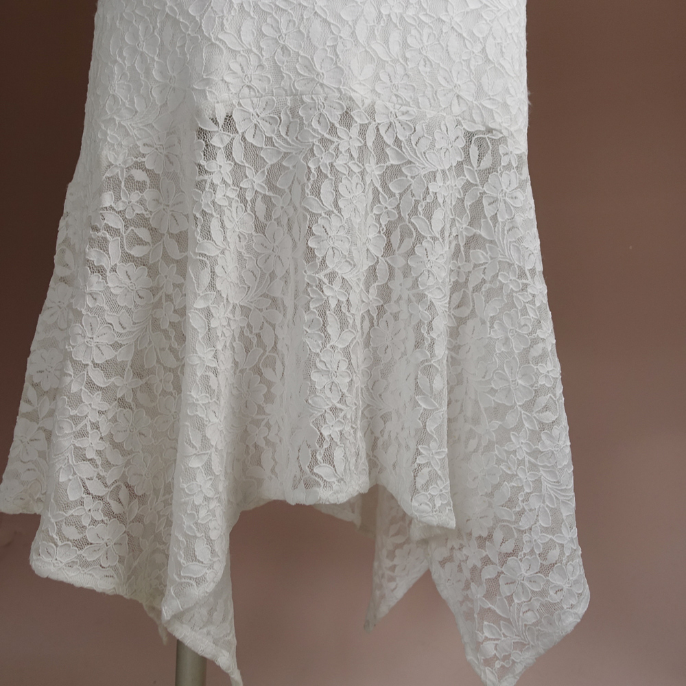 新品.KENSIE ケンジー 4/9号 白 花柄 総 レース ノースリーブ ロング ワンピース ドレス 結婚式 演奏会 華26N1402_画像3