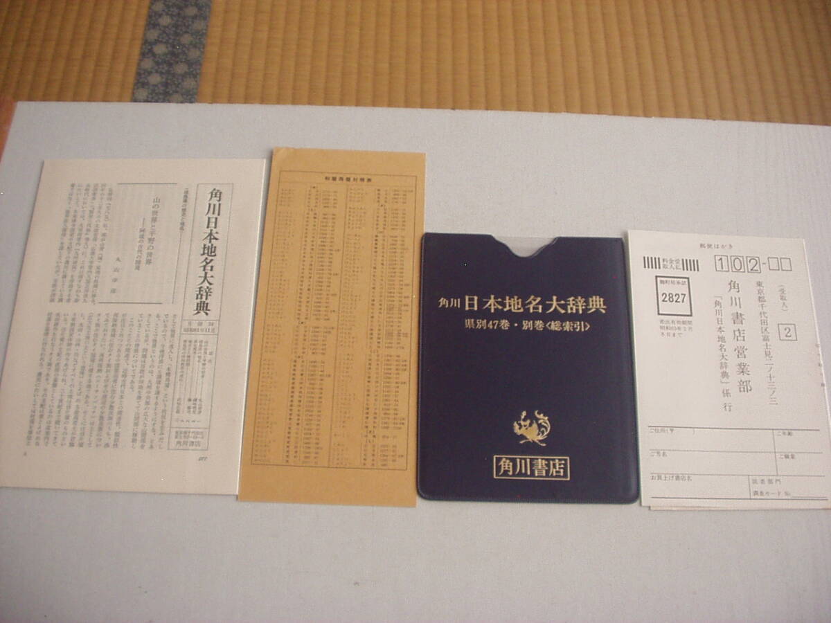  Kadokawa Япония географические названия большой словарь 36 Tokushima префектура Showa 61 год 