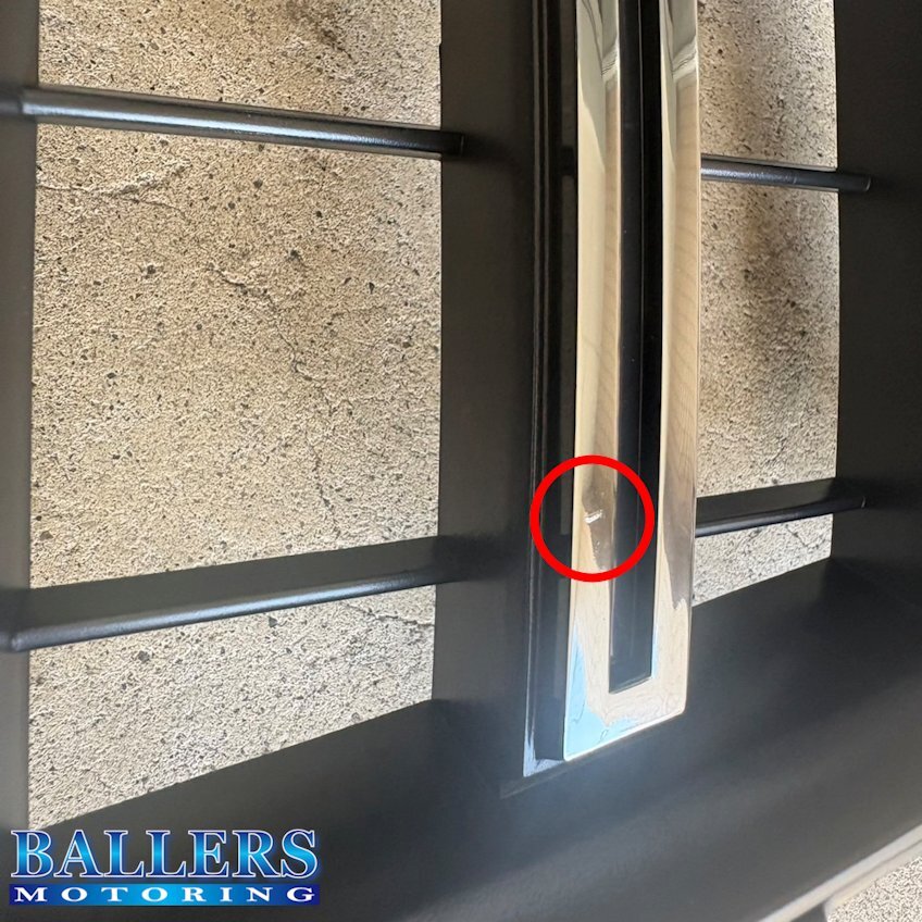 社外 パナメリカーナグリル メッキフィン BENZ Cクラス W204 S204 C204 C180 C200 250 フロントグリル 新品 未使用 B品_画像6