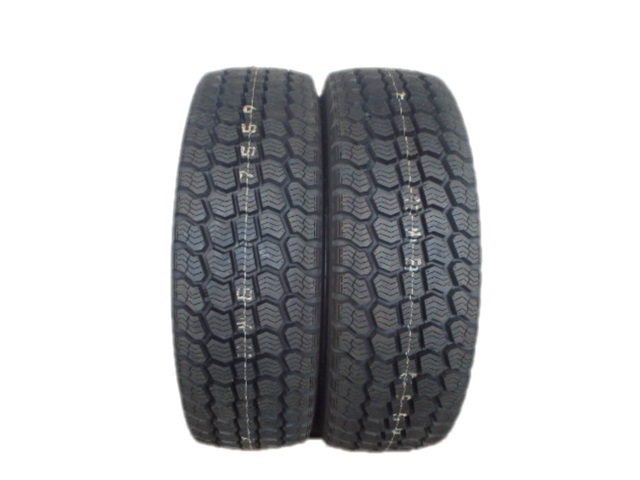 225/60R17.5 116/114L グッドイヤー GOODYEAR FLEXSTEEL2 新品 2本セット スタッドレスタイヤ 2021年製 日本製 225/60/17.5 225/60-17.5_画像1