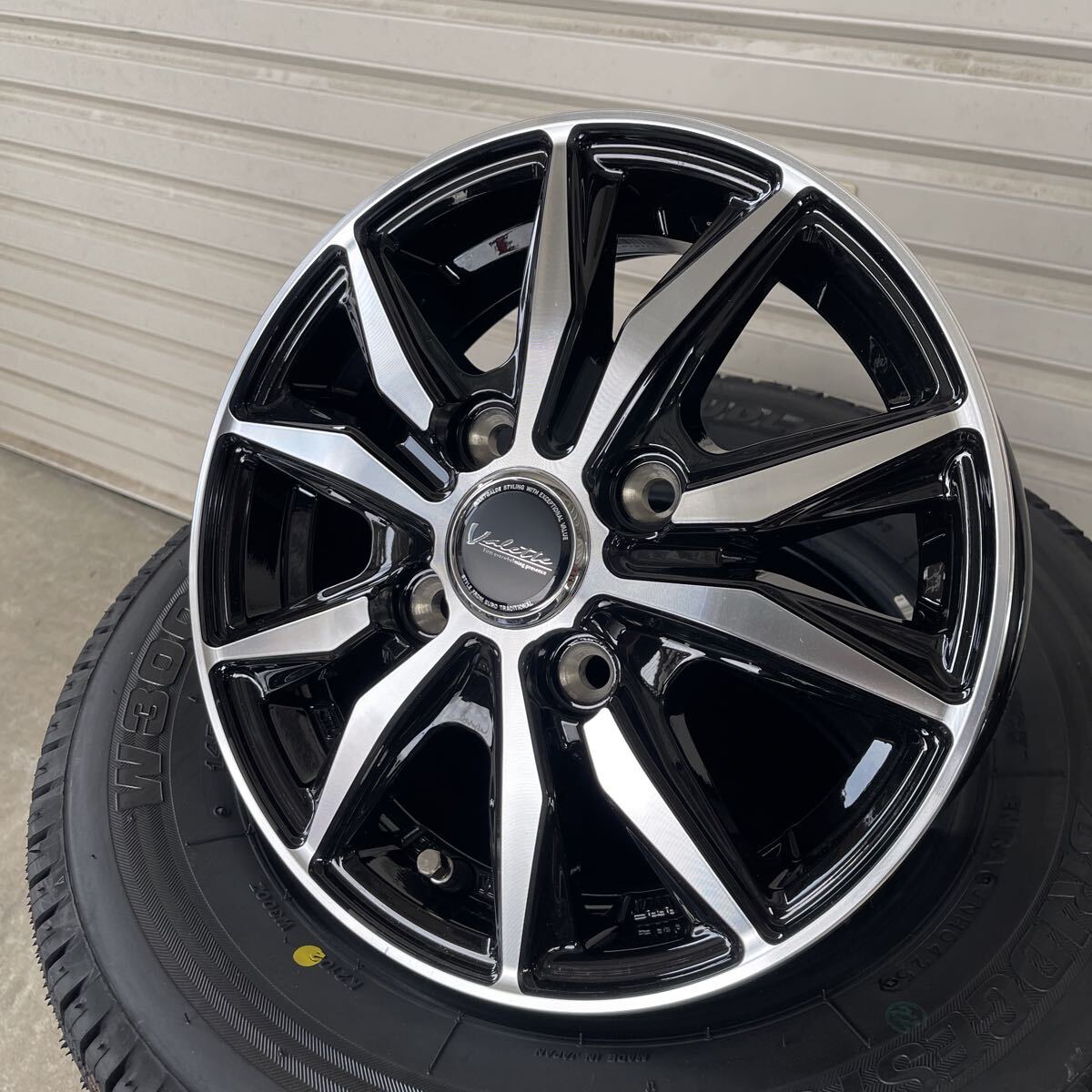 { Vallette стойка ng}145/80R12* Bridgestone W300* легкий грузовик легкий van Acty Every Sambar NVAN Hijet 4 шт. комплект зимний 