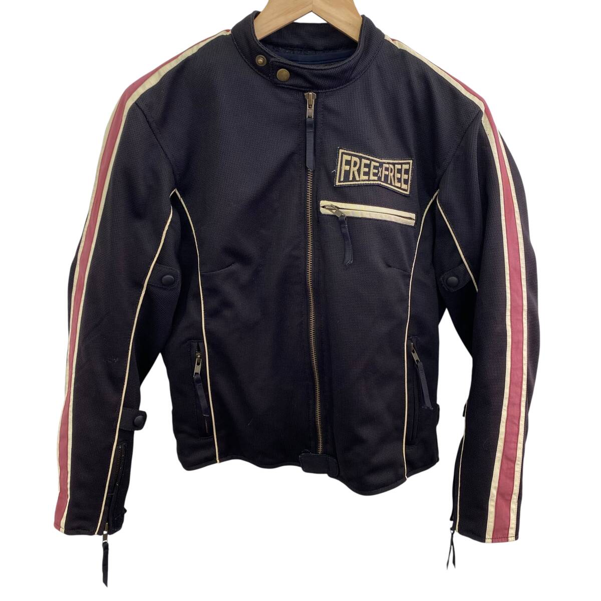 【即決】 FREE×FREE メッシュジャケット Sサイズ ブラック系/黒系　21328-80_画像1