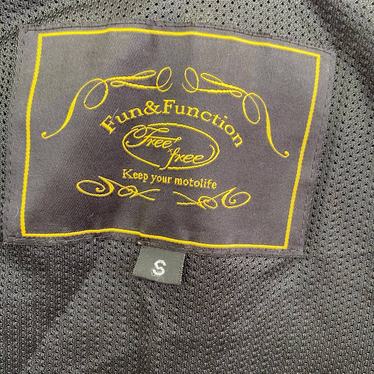 【即決】 FREE×FREE メッシュジャケット Sサイズ ブラック系/黒系　21328-80_画像5