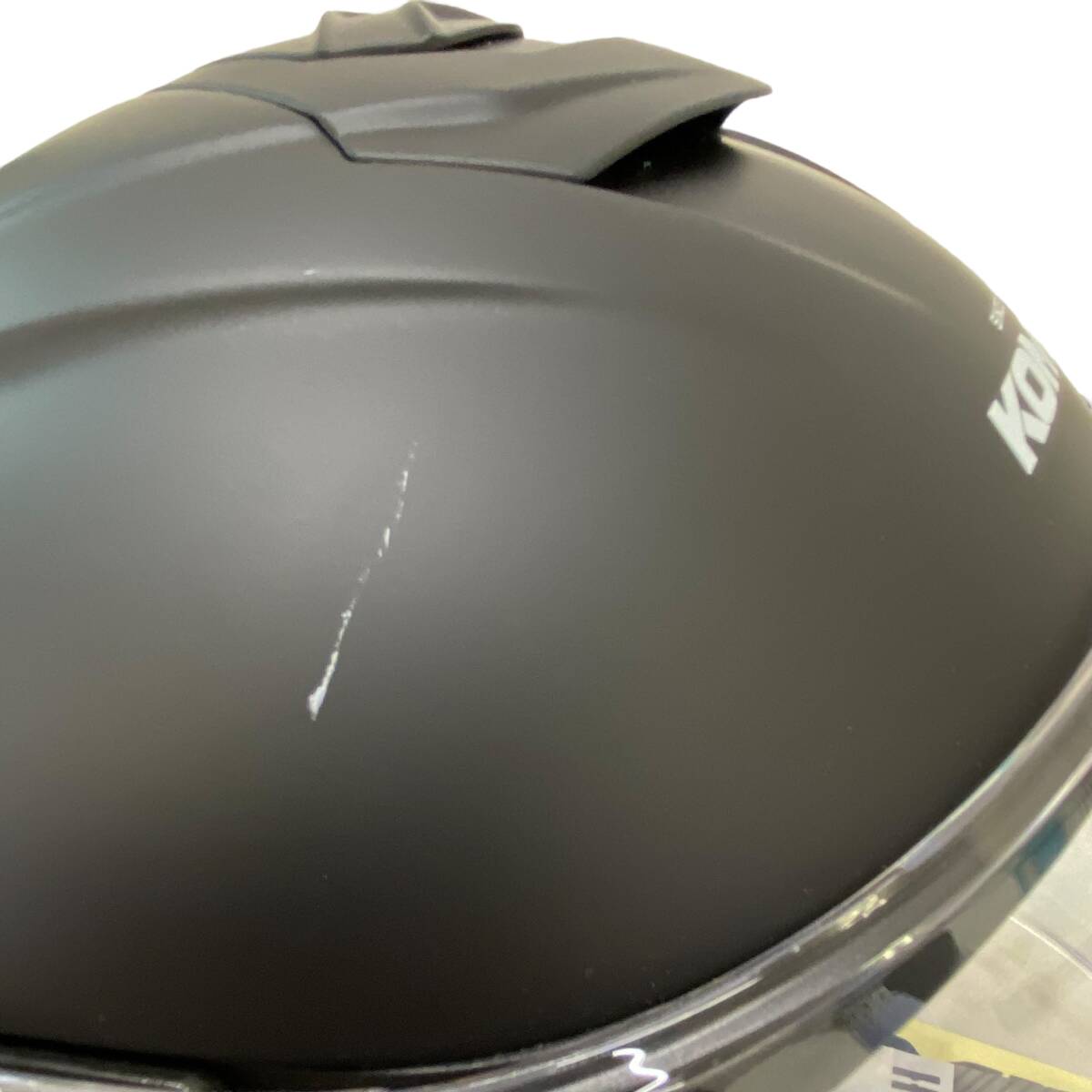 [ прекрасный товар ] KOMINE Komine HK-172 шлем чёрный серия оттенок черного M размер 22226-100