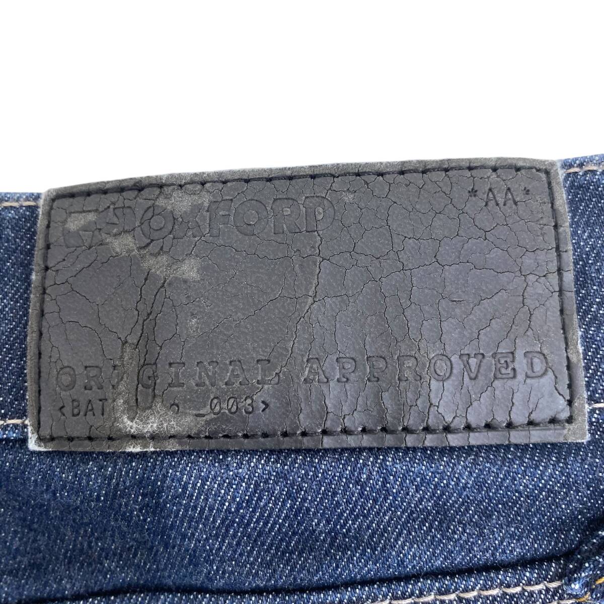 【美品】 OXFORD オックスフォード アーマライトジーンズ AA デニムパンツ W34/L32サイズ 紺系 ネイビー系 22787-80_画像3