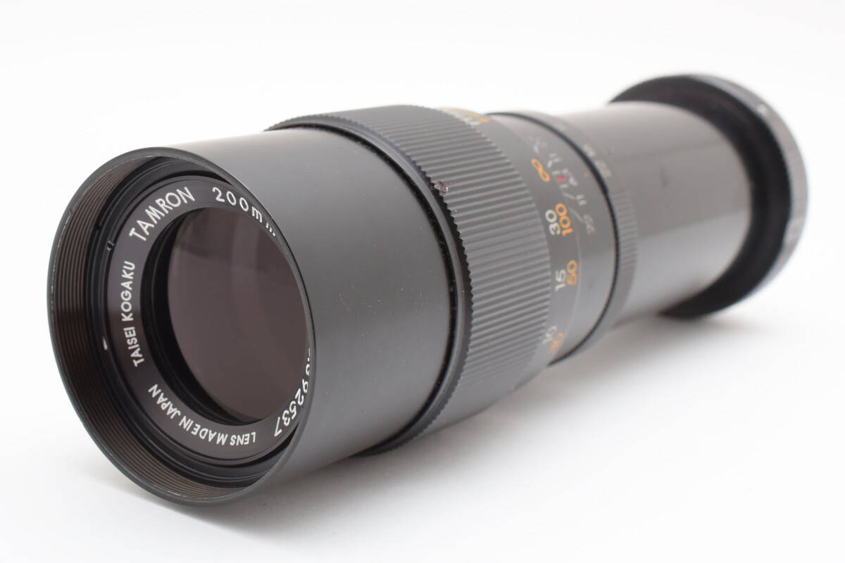 【希少元箱 取説付き 】TAMRON LENS 200mm F6.3 マウントなし #5023_画像2