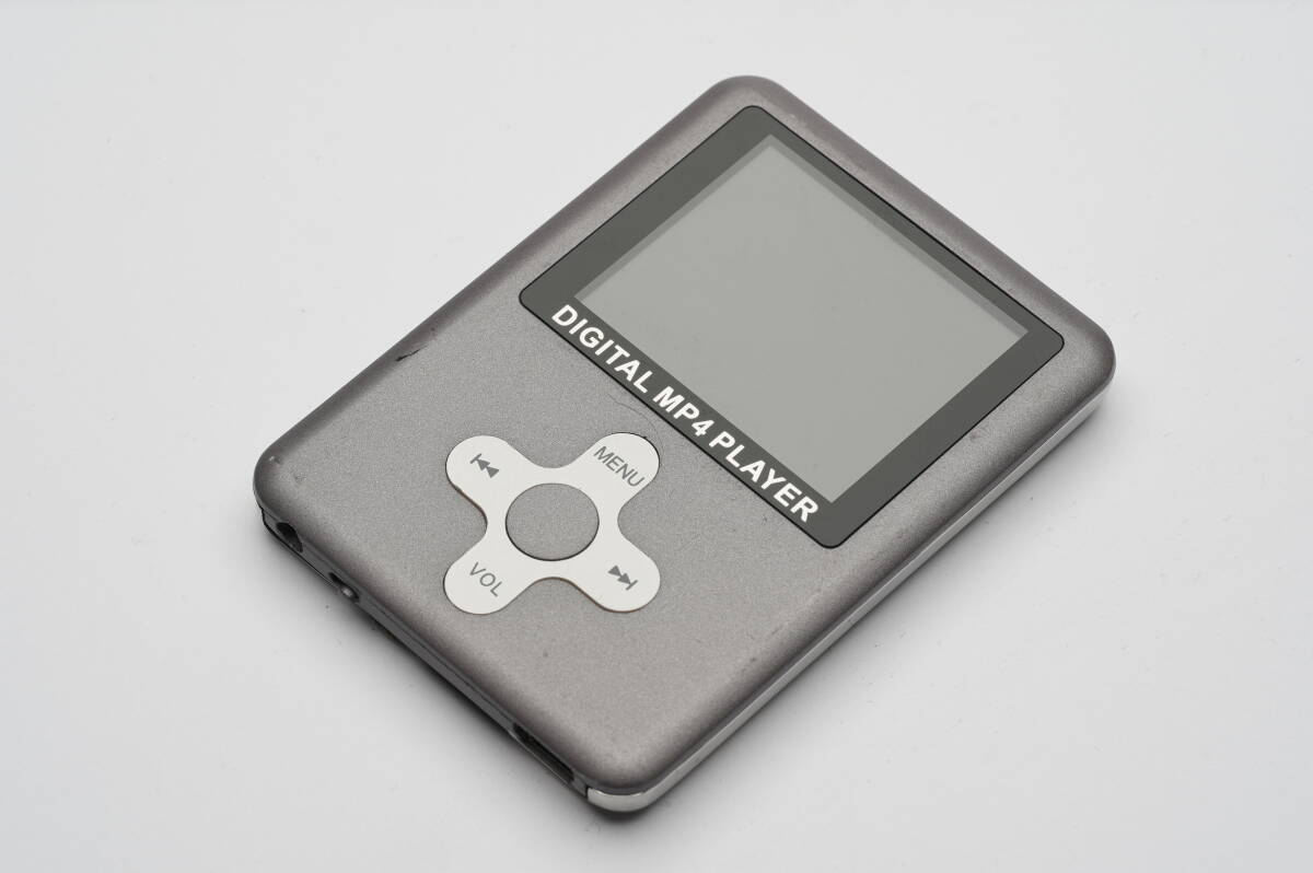 DIGITAL MP4 PLAYER グレー iPod風(fēng) MP3プレーヤー デジタルオーディオプレーヤー ジャンク 送料180円