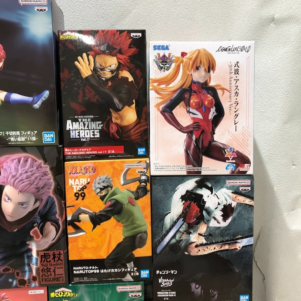 プライズフィギュアまとめ売り 26個 呪術廻戦 ヒロアカ 少年誌系プライズ 08w11681☆1円~ 少年漫画系 プライズフィギュア 20体 まとめ