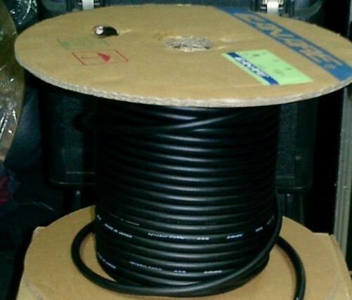  Canare спикер-кабель 4S8 чёрный продается куском 30m