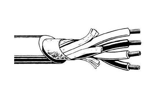  Canare спикер-кабель 4S8 чёрный продается куском 30m